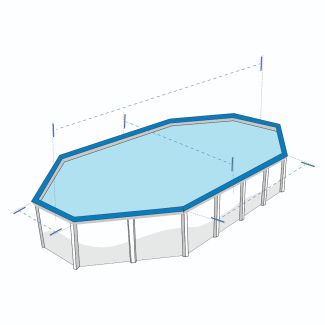 Grecian Pool Covers - Above Ground 