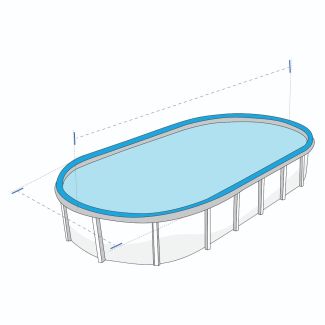 Oval Pool Covers - Above Ground 