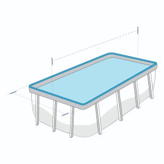 Rectangular Pool Covers - Above Ground 
